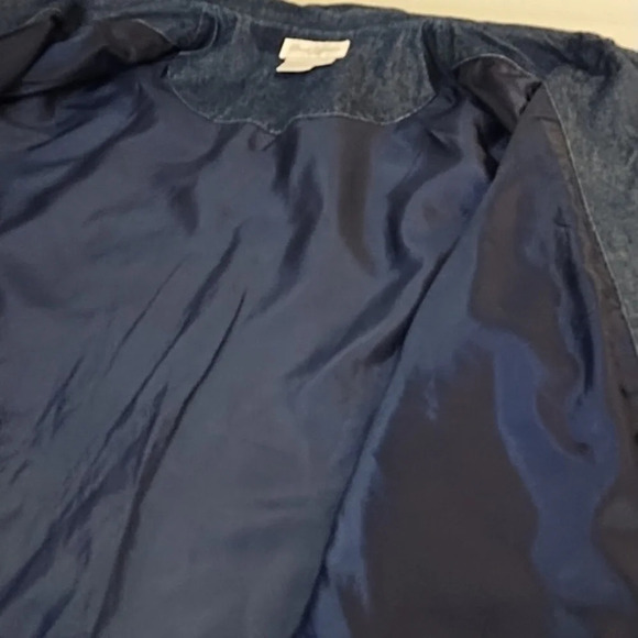 Great Cavalier M Denim Jean Jacket Genuine Suede Leopard Fur Embroidery Washable - Picture 12 of 15